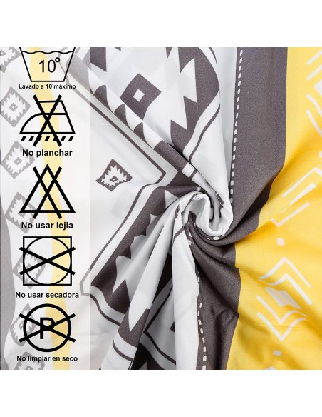 Juego Nórdico Funda Nórdica Cama 90/135/150 Transpirable Suave al Tacto 100% Poliéster, Funda Edredón Nordica Estampada