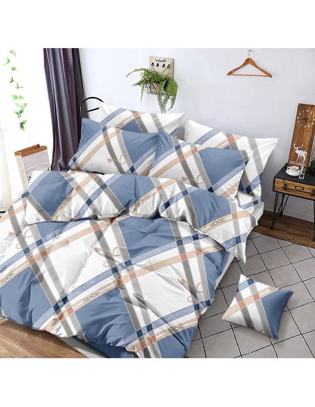 Juego Nórdico Funda Nórdica Cama 90/135/150 Transpirable Suave al Tacto 100% Poliéster, Funda Edredón Nordica Estampada