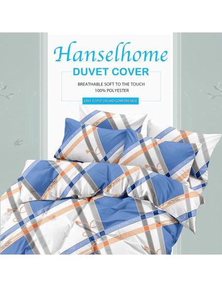 Juego Nórdico Funda Nórdica Cama 90/135/150 Transpirable Suave al Tacto 100% Poliéster, Funda Edredón Nordica Estampada