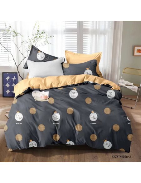 Juego Nórdico Funda Nórdica Cama 90/135/150 Transpirable Suave al Tacto 100% Poliéster, Funda Edredón Nordica Estampada