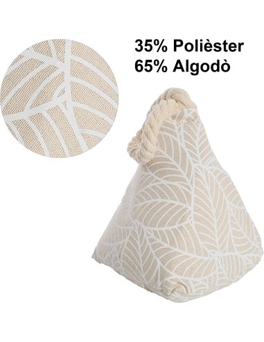 CERAYOU Tope Decorativo Con Peso, Tope De Puerta De Tela Cilíndrica Con Asa, Protectores De Pared Resistentes Para El Hogar, Oficina, Dormitorio, Sala De Estar