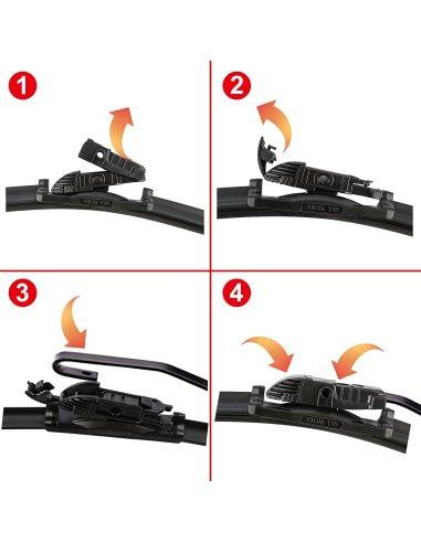 Escobilla Limpiaparabrisas 1 Juego...