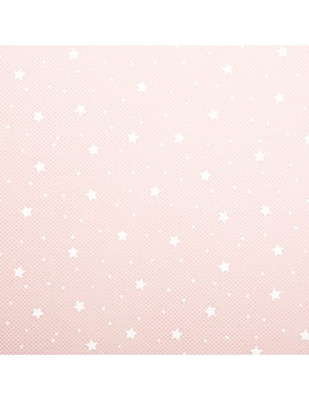 Cajas Almacenaje Infantil, Plegable Cuadrados Cestas de Almacenamiento,Caja de Tela, Cesta De Ordenación Infantil, Rosa Estrella