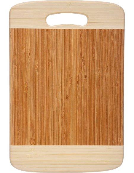 Tabla de Cortar de Bambú, Tabla de Cocina, Resistente, Antiséptica, Ideal Para Carnes, Verduras, Queso y Pan, 30 x 20 x 1,6 cm