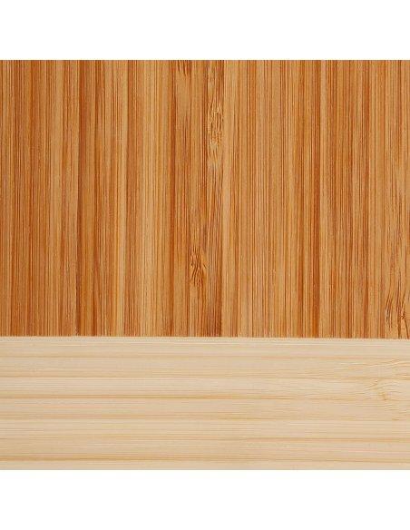 Tabla de Cortar de Bambú, Tabla de Cocina, Resistente, Antiséptica, Ideal Para Carnes, Verduras, Queso y Pan, 30 x 20 x 1,6 cm