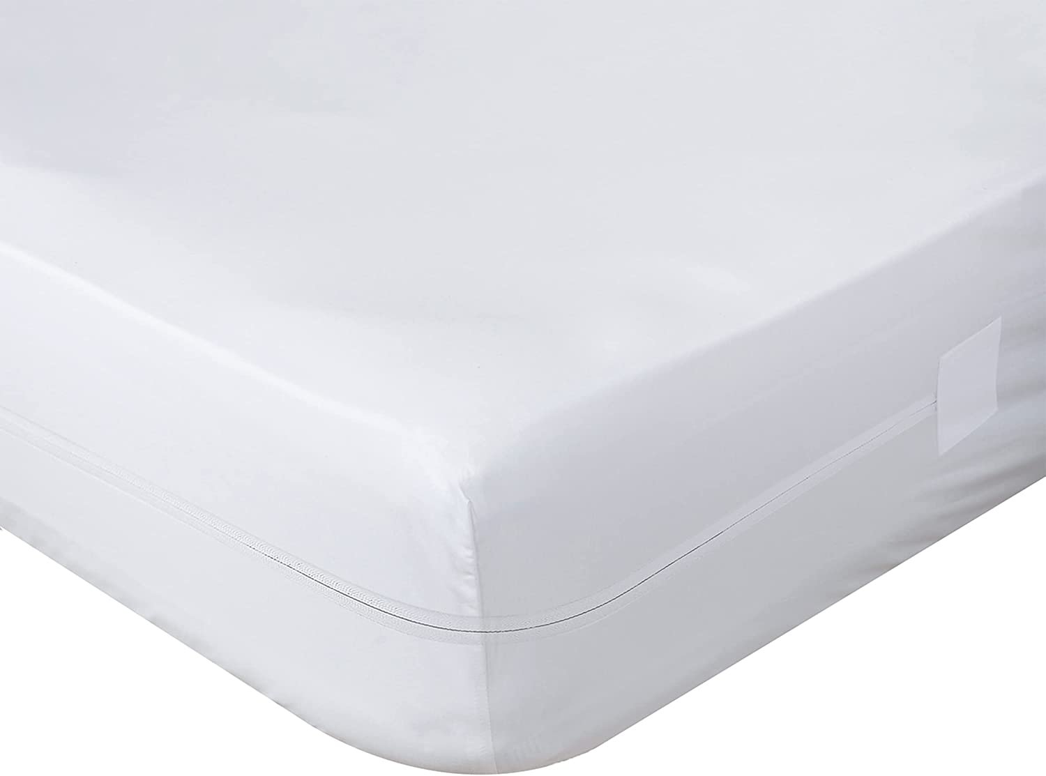  PLIENG Protector de colchón impermeable – Incontinencia cama  almohadillas, suave transpirable todo alrededor elástico funda de cama  ajustable, lavable – para niños, mascotas y personas mayores, blanco – 90 x  190 +
