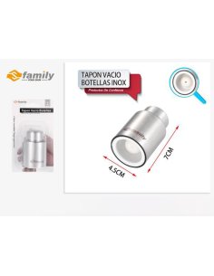 Tapon Vacio Botellas Inox...
