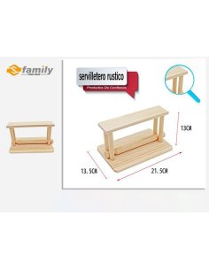 Servilletero Rustico...