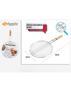 PARRILLA PARA BARBACOA 58x30cm