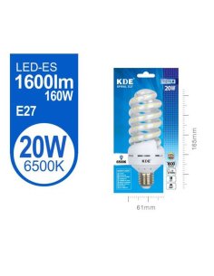 Led Espiral 20W E27 6500K