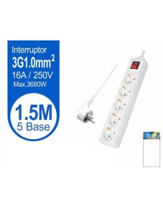 Base Múltiple 5 Tomas + Int...