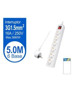 Base Multiple 6 Tomas + Int 5m