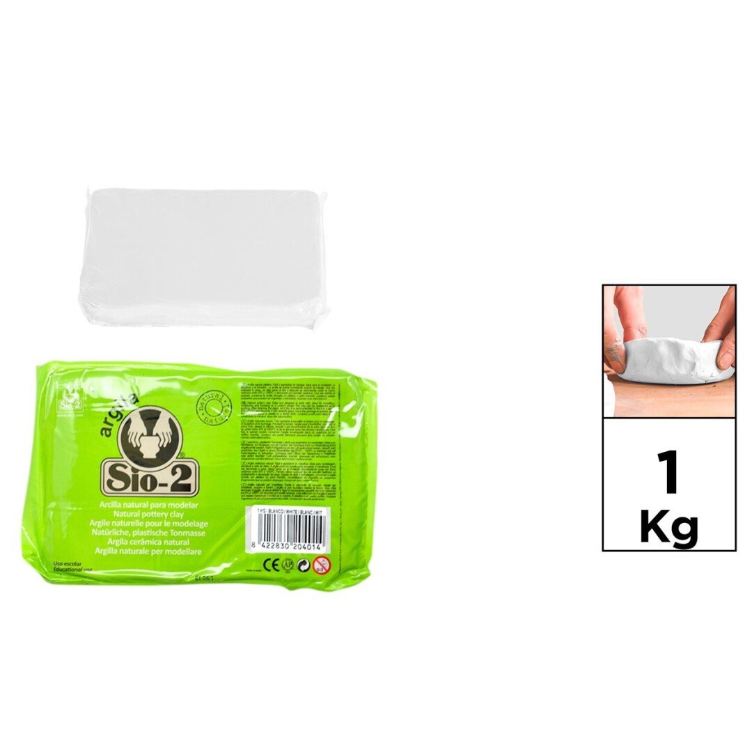 Sio-2 Argilla Argile de poterie Rouge terre cuite 1,5 kg