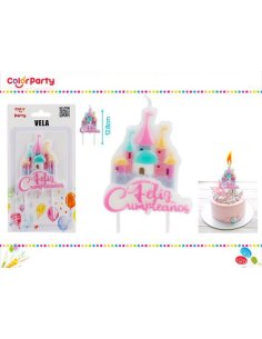 Vela Feliz Cumpleanos 12.8cm