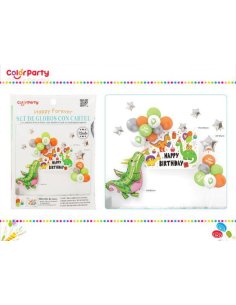 Set De Globos Con Cartel 32uds