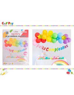 Set De Guirnalda Con Globos...