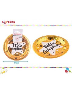 Platos De Carton 17.5cm