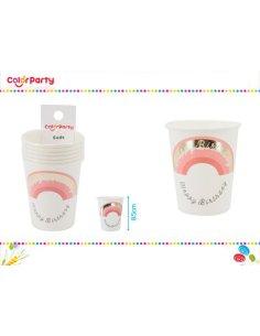 Vasos De Carton 6pcs 8.5cm