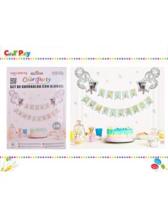 Set De Guirnalda Con Globos...