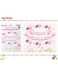 Set De Guirnalda Con Globos...