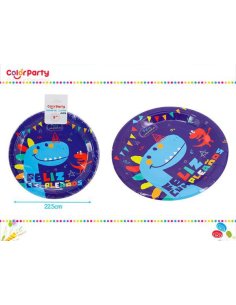 Platos Carton 6pcs 22.5cm