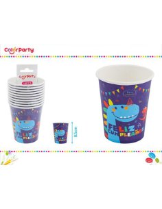 Vasos Carton 10pcs 8.5cm