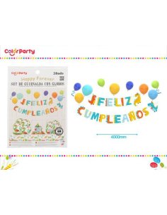 Set De Globos 28pcs 4m