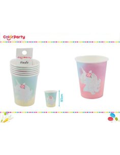 Vasos De Carton 6pcs 8.5cm