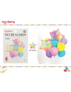 Set De Globos 10uds 45x45cm
