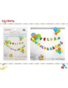 Set De Guirnalda Con Globos...