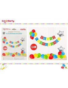 Set De Guirnalda Con Globos...