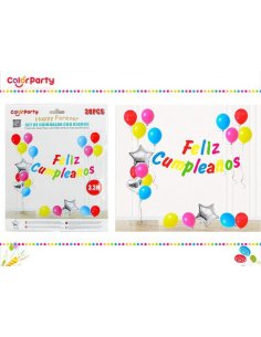 Set De Guirnalda Con Globos...