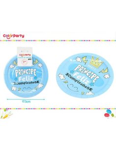 Platos De Carton 8pcs 17.5cm