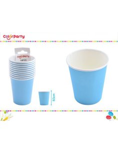 Vasos Carton 10pcs 8.5cm