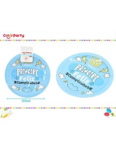 Platos De Carton 6pcs 22.5cm