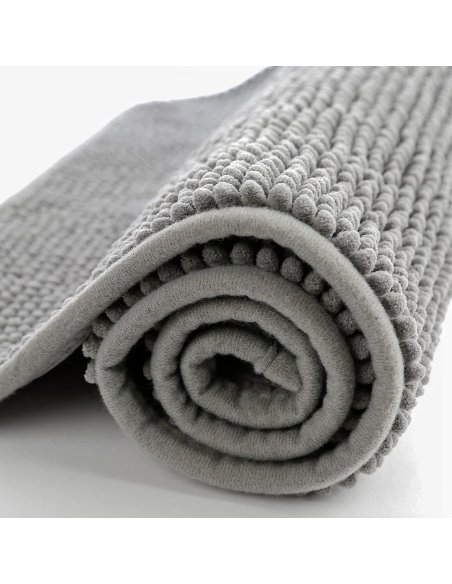 H HANSEL HOME Alfombrilla de Baño de Microfibra, Extra Suave, Antideslizante, Extra Absorvente, Lavable a Máquina, 45X75cm