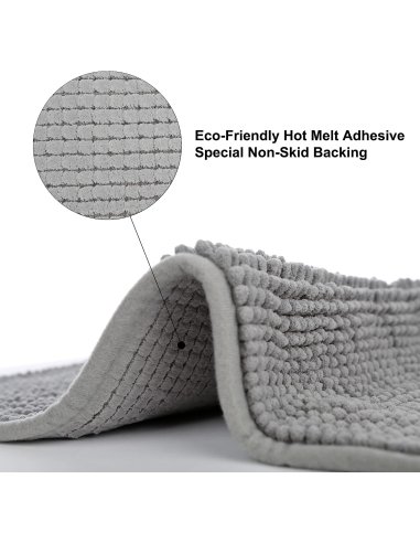 H HANSEL HOME Alfombrilla de Baño de...