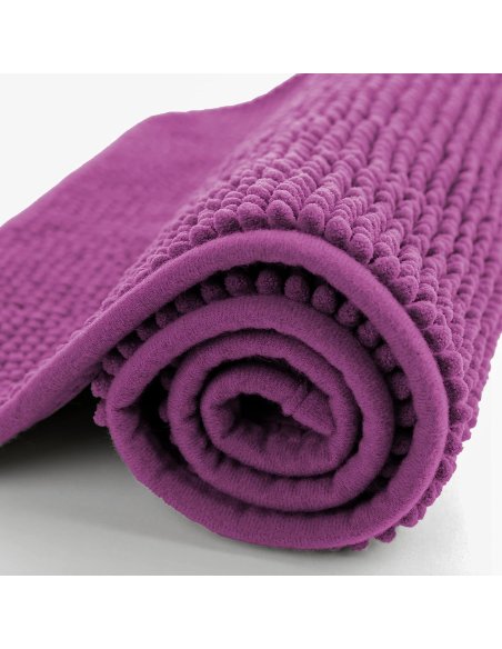 H HANSEL HOME Alfombrilla de Baño de Microfibra, Extra Suave, Antideslizante, Extra Absorvente, Lavable a Máquina, 45X75cm