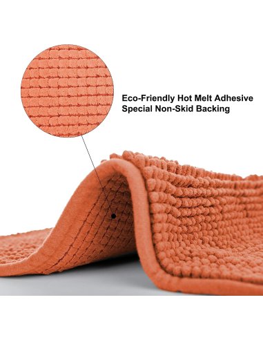 H HANSEL HOME Alfombrilla de Baño de...