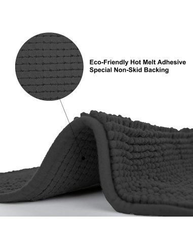 H HANSEL HOME Alfombrilla de Baño de...