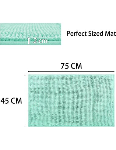 H HANSEL HOME Alfombrilla de Baño de...