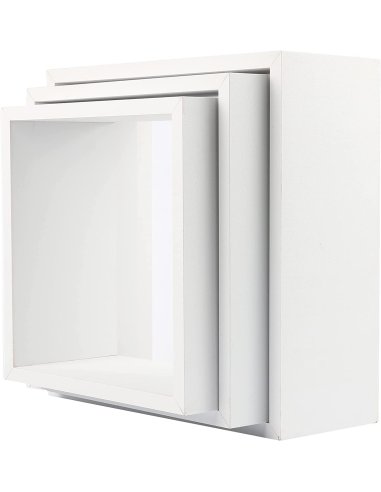 Juego de 3 Cubos Estantes de Pared,...