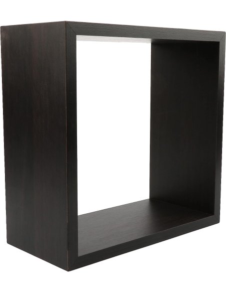 Juego de 3 Cubos Estantes de Pared, Estantería de Cubo, Estantería para Libro, Objetos de Decoración, Madera, Blanco