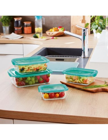 Recipiente rectangular con tapa keepn...