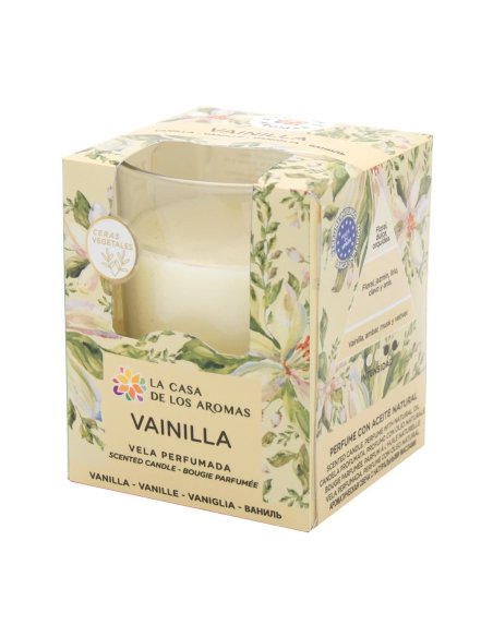 Vaso Vela Grande 140g. Vainilla