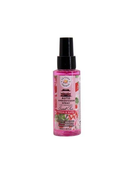 Ambientador Coche Spray 100ml Fresa & Nata
