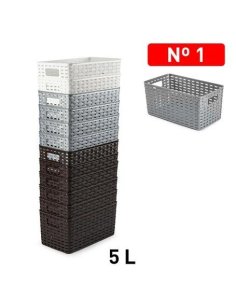 Cesta Rattan N1 5L 28x15 Cm...