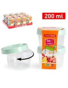 Set 2 Botes 200ml colores...