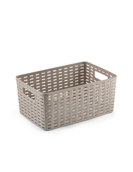Cesta Rattan N3 10 L 33 X 22 Cm colores aleatorios 1 Pcs