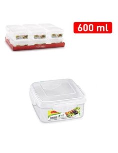 Fiambrera Click Cuadrada...